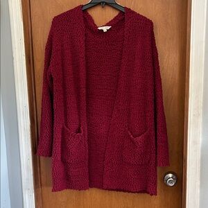 Linda Anderson Women's Red Sweater Cardigan XL